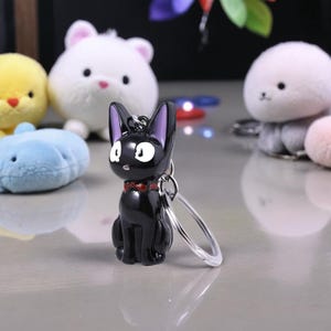 Kiki&#39;s Black JiJi Cat Keychain