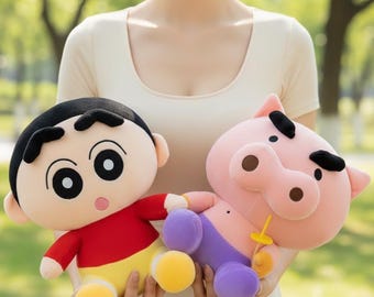 90年代のクレヨンしんちゃんとボーちゃんのぬいぐるみ - Etsy 日本