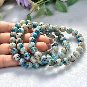 8MM K2 Jasper Stone Round Beaded Stretchable Bracelet image 8