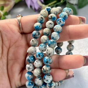 8MM K2 Jasper Stone Round Beaded Stretchable Bracelet image 9