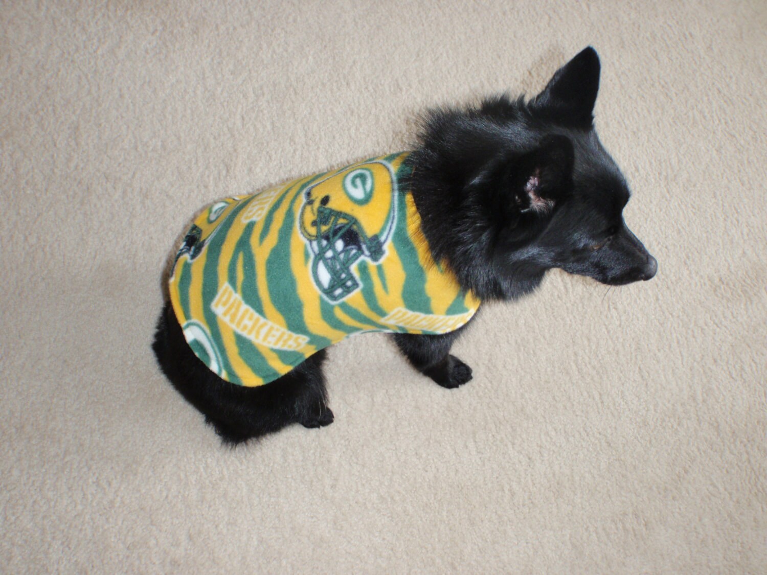 Green Bay Packers Dog Coat Etsy