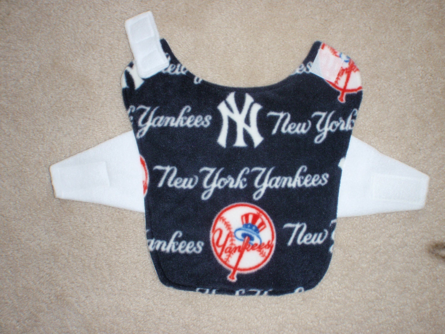 New York Yankees Fleece Dog Coat Etsy