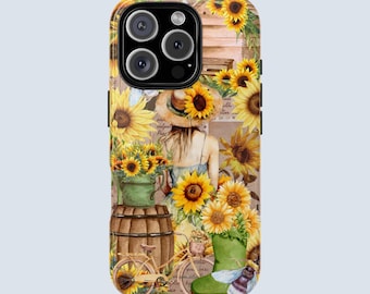 Sunflower Phone Case | Sunflower Country Phone Case | Rustic Phone Case | iPhone | Samsung