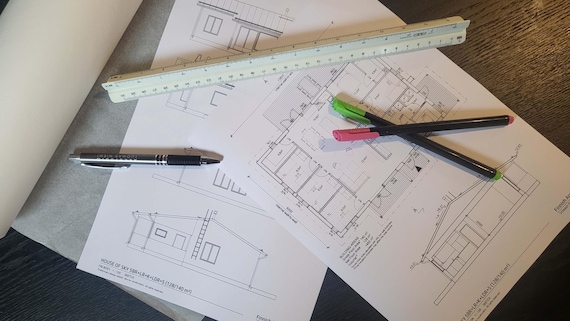 Scandinavian House Plan with Sauna - 5BR Home Design (pdf+dwg)