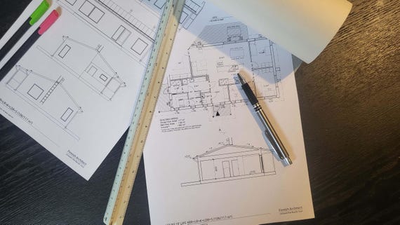 Scandinavian House Plan with Sauna - 4BR Home Design (pdf+dwg)