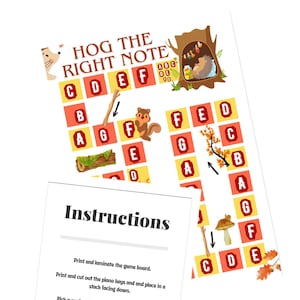 Hog the Right Note Music Theory Game, Music Theory Game, Music Game for Kids, Music Game, Piano Game for Beginners, Piano Game for Kids,