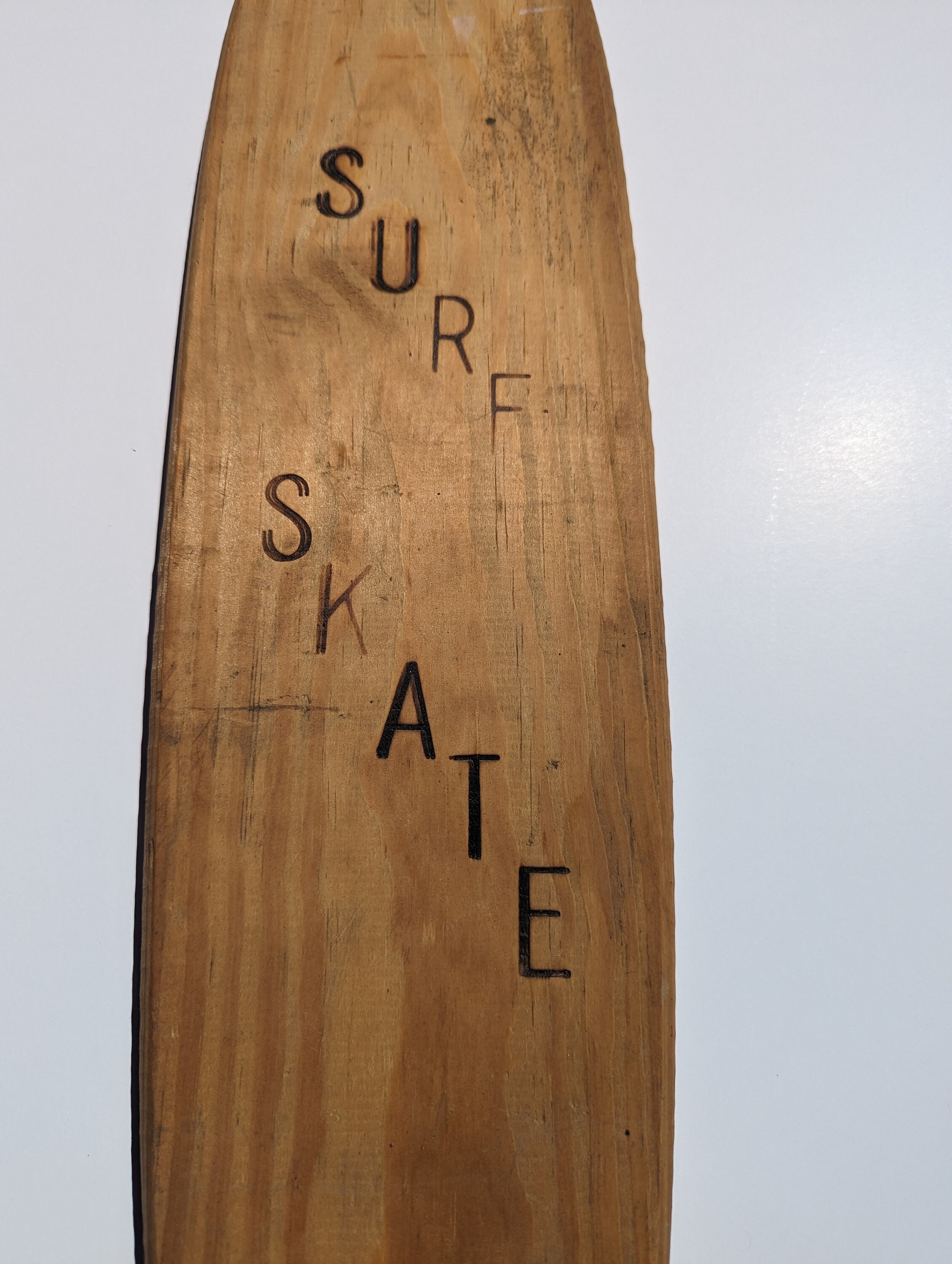 Original 1960s SOKOL SURF SKATE 22 X 5.25 Collectible Wooden 