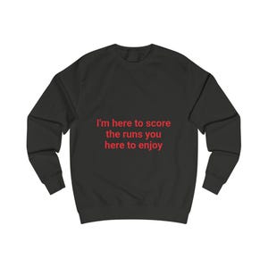 Cricket Lover Sweatshirt, Sports Fan Pullover, Unisex Jumper, Gift for Cricket Enthusiast, Fun Cricket Themed Top