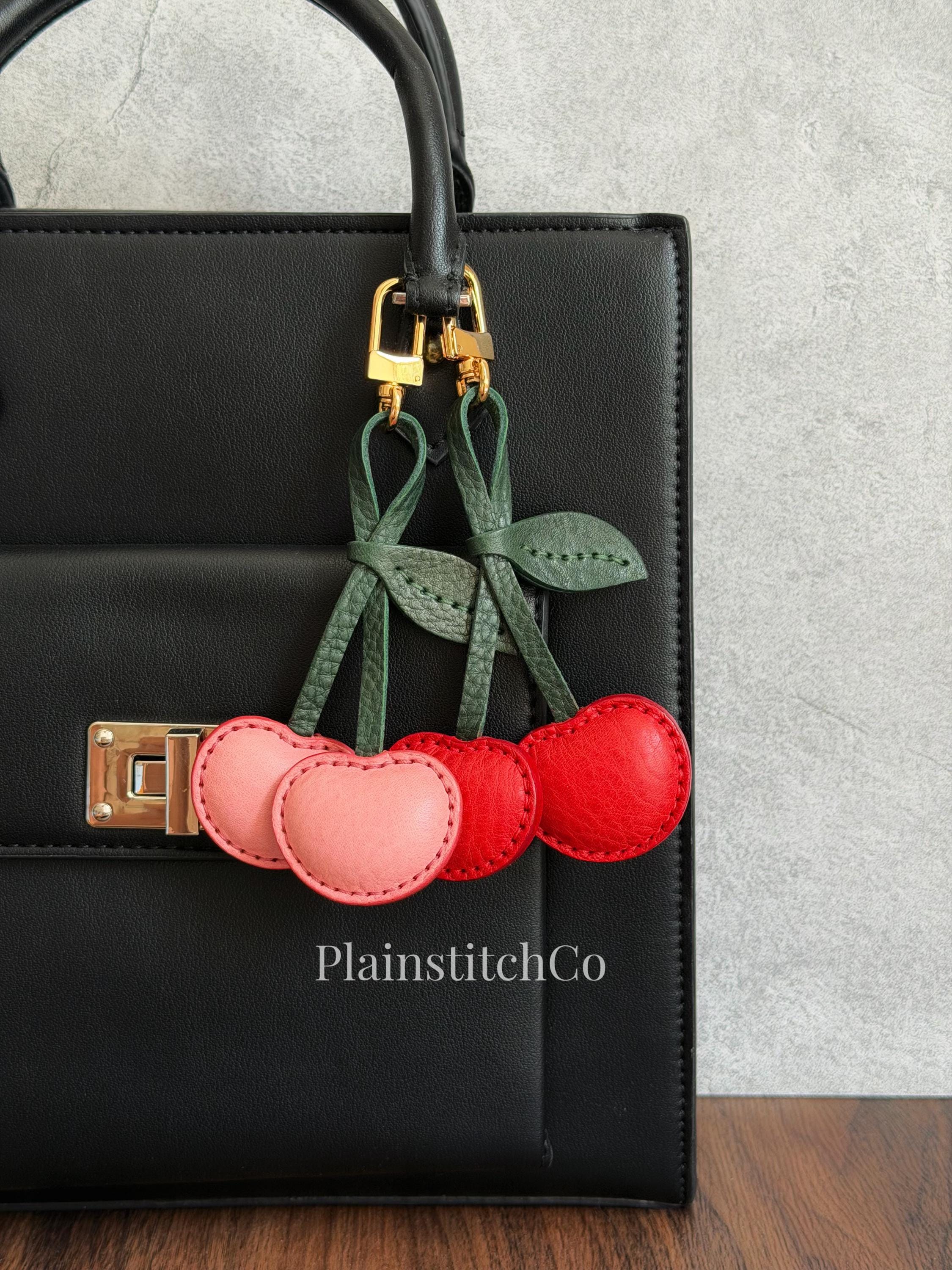 Leather fruit bag charm - Etsy 日本