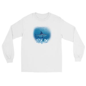 Fish On! Marlin Long Sleeve T-Shirt — For Serious Anglers & Offshore Legends