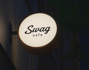 Aangepast 3D led-lichtbakbord | Gepersonaliseerde dubbelzijdig verlicht bord | Zakelijke bewegwijzering verlichten