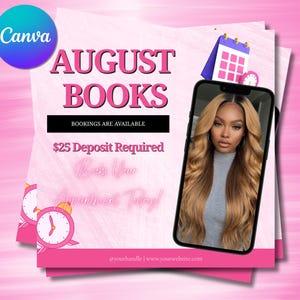 Deal or No Deal Flyer, DIY August Booking Flyer, August Specials, September Booking Flyer, Back To School Flyer, Back To School Sale Flyer