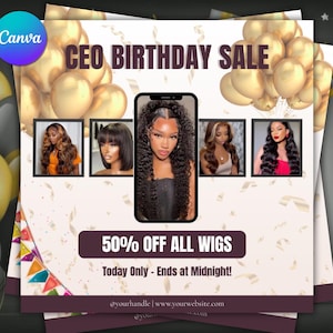 Meet The CEO Flyer, DIY Flyer Template Design, Boss Babe Event Flyer, Women in Business CEO Branding Flyer, Premade Business Owner Spotlight