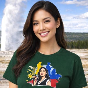 Camiseta em homenagem a Lea Salonga: Camiseta de algodão penteado com orgulho filipino imagem 1