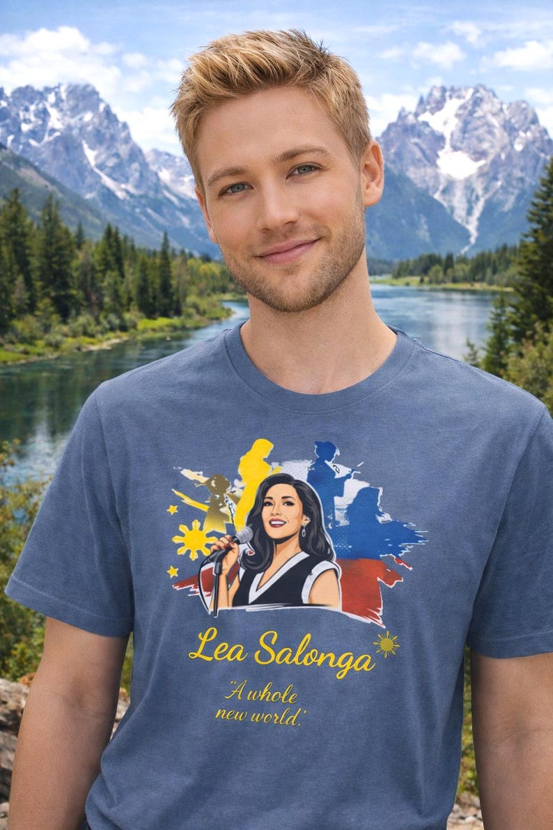 Camiseta em homenagem a Lea Salonga: Camiseta de algodão penteado com orgulho filipino imagem 16