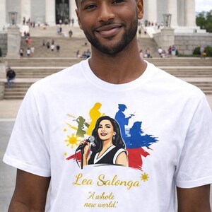 Camiseta em homenagem a Lea Salonga: Camiseta de algodão penteado com orgulho filipino imagem 10