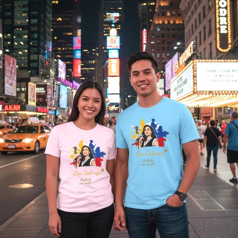 Camiseta em homenagem a Lea Salonga: Camiseta de algodão penteado com orgulho filipino imagem 6