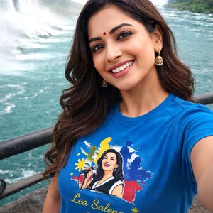 Camiseta em homenagem a Lea Salonga: Camiseta de algodão penteado com orgulho filipino imagem 13