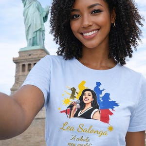 Camiseta em homenagem a Lea Salonga: Camiseta de algodão penteado com orgulho filipino imagem 15