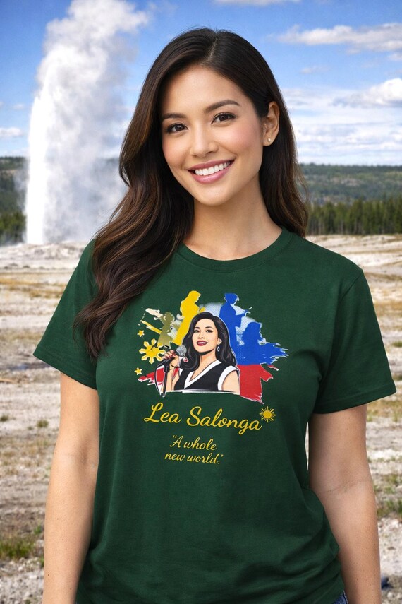 Lea Salonga Tribute Shirt: Filipino Pride Ring-Spun Cotton Tee