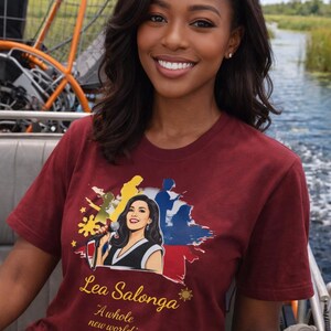 Camiseta em homenagem a Lea Salonga: Camiseta de algodão penteado com orgulho filipino imagem 9