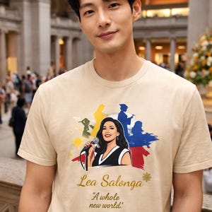 Camiseta em homenagem a Lea Salonga: Camiseta de algodão penteado com orgulho filipino imagem 20