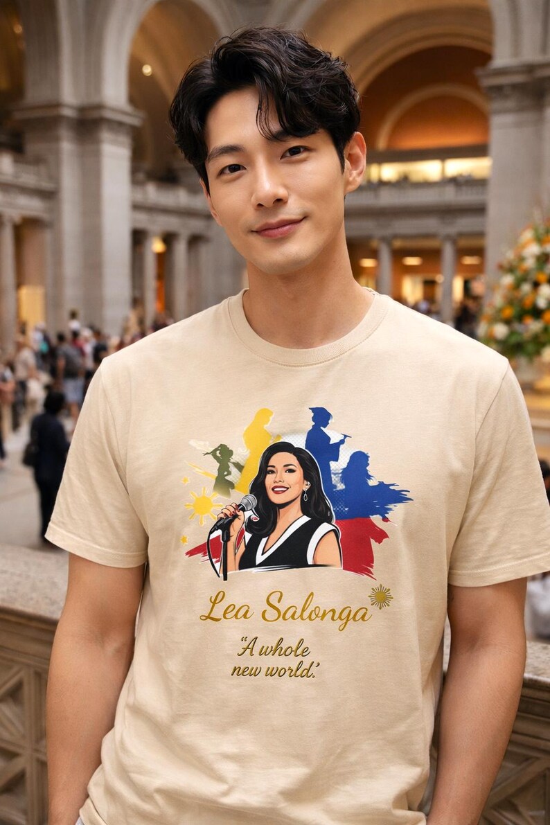 Camiseta em homenagem a Lea Salonga: Camiseta de algodão penteado com orgulho filipino imagem 20
