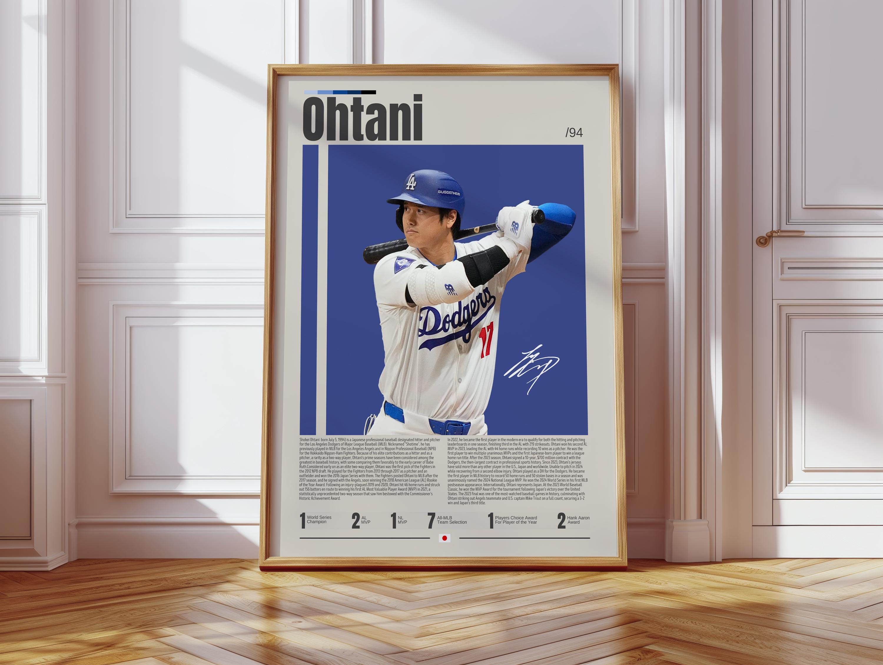 Shohei Ohtani Dodgers Poster - Etsy