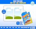 Editable Hot Car Wheels Template, Custom Toy Canva Template, Easy Drag & Drop, Sublimation Designs