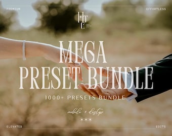 1000+ Lightroom Presets Bundle, Mobile & Desktop Filters (Digital Download)