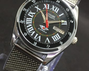 Vintage Citizen Automatic Movement No-8200 Japan  Made Men's Wrist Watch