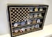 11' x 14' 40 Coins US Flag Military Challenge Coin Display Case Military Promotion Retirement Gift Army Navy Air Force Marines Coast Guard 