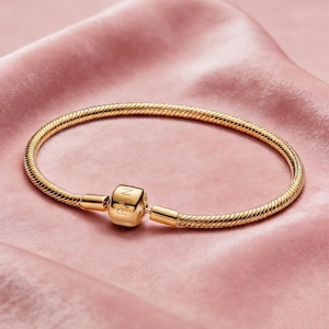 Gold pandora bracelet - Etsy 日本