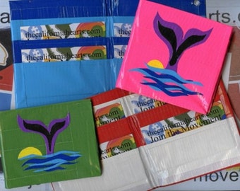 The Whale Tail Custom Duct Tape Wallet