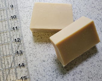 SMOOTH ORIGINAL-Unscented-Handmade goat milk soap bath/shower bar-100 Natural