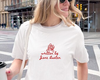 Maglietta Jane Austen, Maglietta scritta da Jane Austen, Regalo per amanti dei libri, Letteratura classica, Regalo nerd per lei