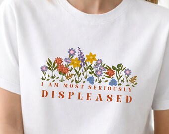 Maglietta Orgoglio e Pregiudizio, Regali Jane Austen, Sono Molto Seriamente Insoddisfatto, Maglietta girocollo per amanti dei libri, Regalo per lettori