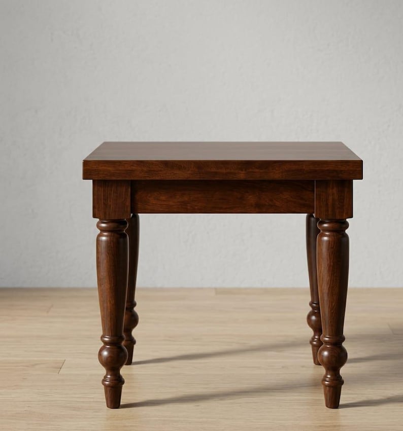 Handmade Solid Wood Dining Table, Rustic Farmhouse Wooden Table ...