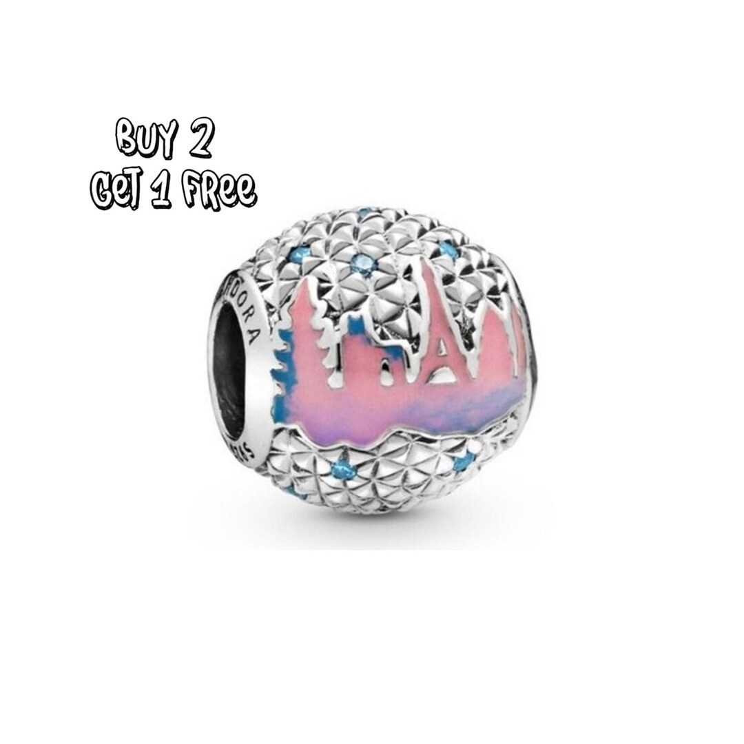 Epcot Charm, 925 Sterling Silver, Exquisite Bracelet Charm, a Beautiful ...