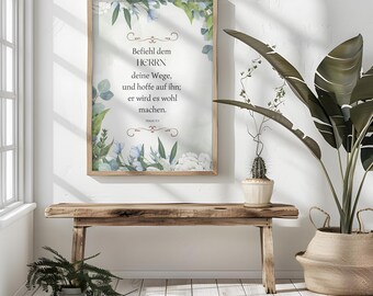 Christian Poster | Christian Wall Decor | Gift Wall Decor | Christian Encouragement | A4