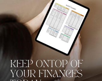 Monthly Budget Planner Spreadsheet | Income, Bills, Expenses, Savings Tracker | Excel or Google Sheets
