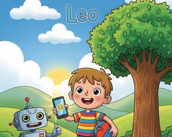 The History of the Telephone and Digital Balance: An Illustrated Book for Children (7-10 Years) on the Healthy Use of Technology. Italian Edition