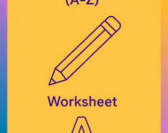 Tracing Alphabet Worksheets A-Z | Minimalist Handwriting Practice Workbook for Kids | Printable Preschool & Kindergarten Activity Book