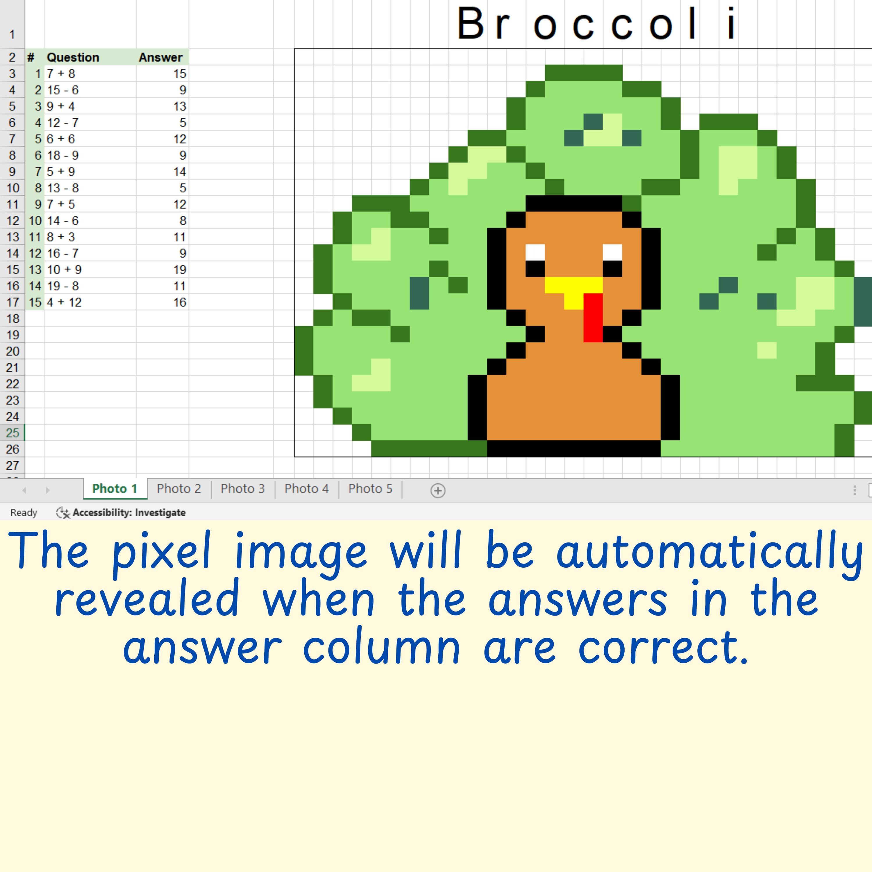 Disguise a Turkey Pixel Art Math Puzzle | Addition and Subtraction ...