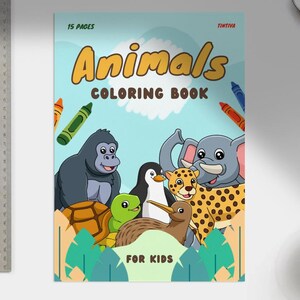 Libro para colorear de animales