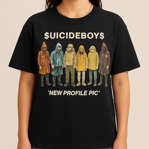 Suicideboy New Profile Pic T Shirt – Fan Art G59 Tee – Dark Rap Streetwear Graphic Shirt – Creepy Cartoon Style