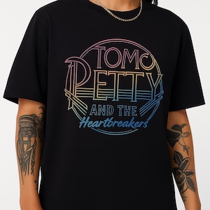 Tom Petty and The Heartbreakers Shirt Vintage Logo Band Tee Classic Rock Graphic T-Shirt Unisex