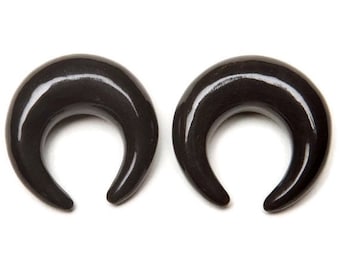 Horn "Pincher" Earring  0ga (8mm) 00ga, 1/2" (13mm) ON SALE