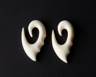 Tribal Bone Gauged Earrings 4ga (5mm)
