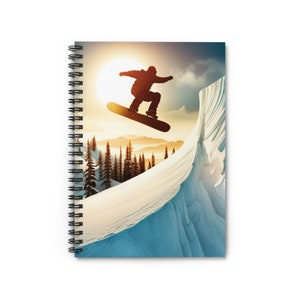 The Love of Snowboarding Spiralblock - Liniertes Linie
